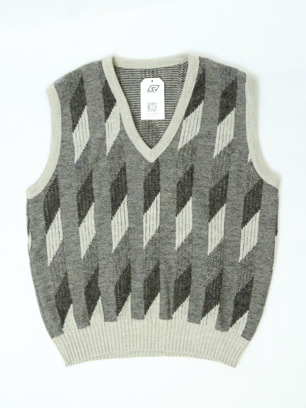 Men's Patterned Sweater Vest Size Large